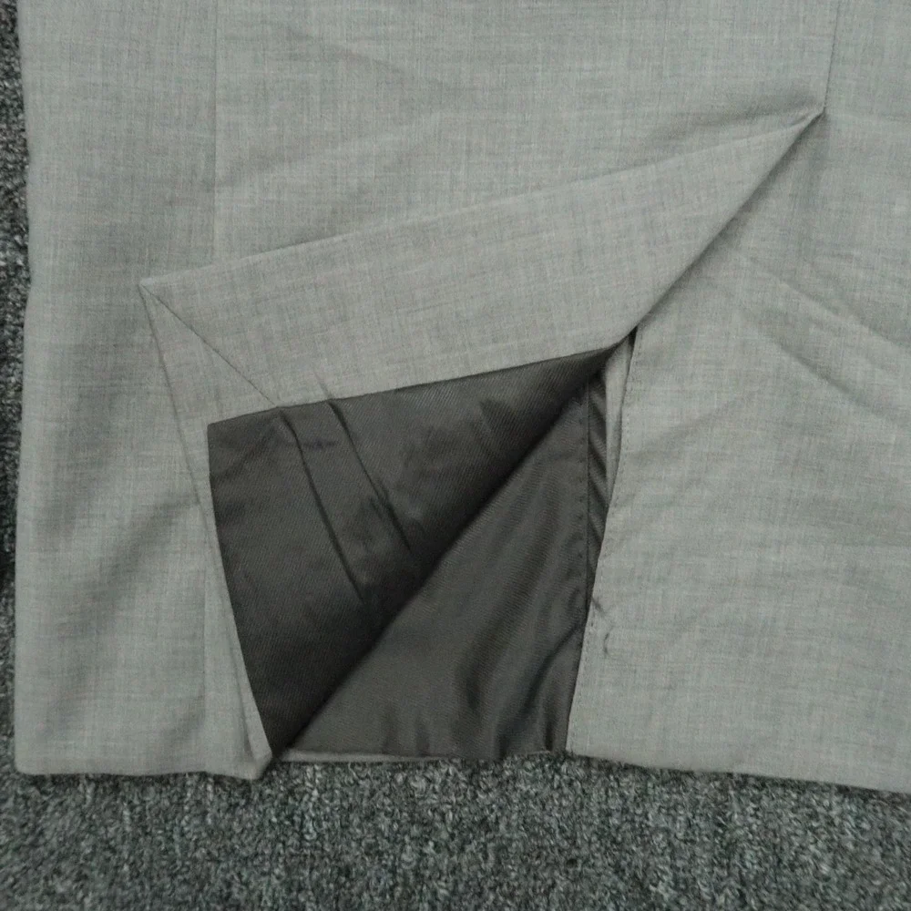Banana‎ Republic Blazer Mens 38S Gray Primatist Super 100s Marlane Wool Slim Fit
